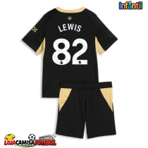 Camisa de Futebol Manchester City Rico Lewis #82 Equipamento Secundário Infantil 2026-27 Manga Curta (+ Calças curtas)